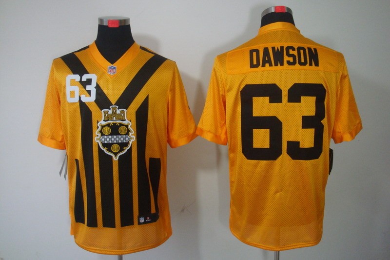 Men 2025 Pittsburgh Steelers #63 Dawson yellow Nike Limited NFL Jersey